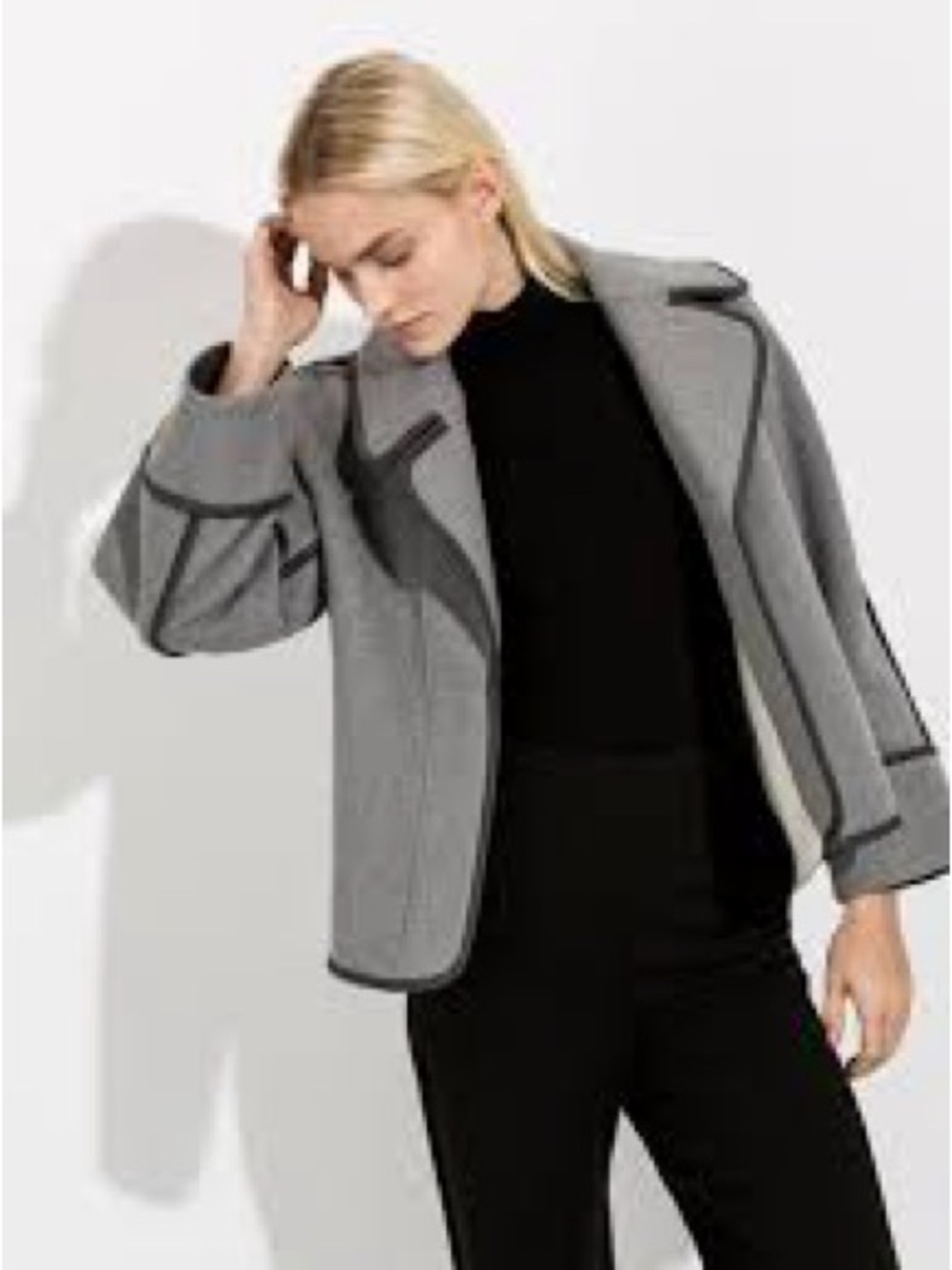 Kit and Ace Concordia Cotton Cashmere Wrap Cardigan Jacket M